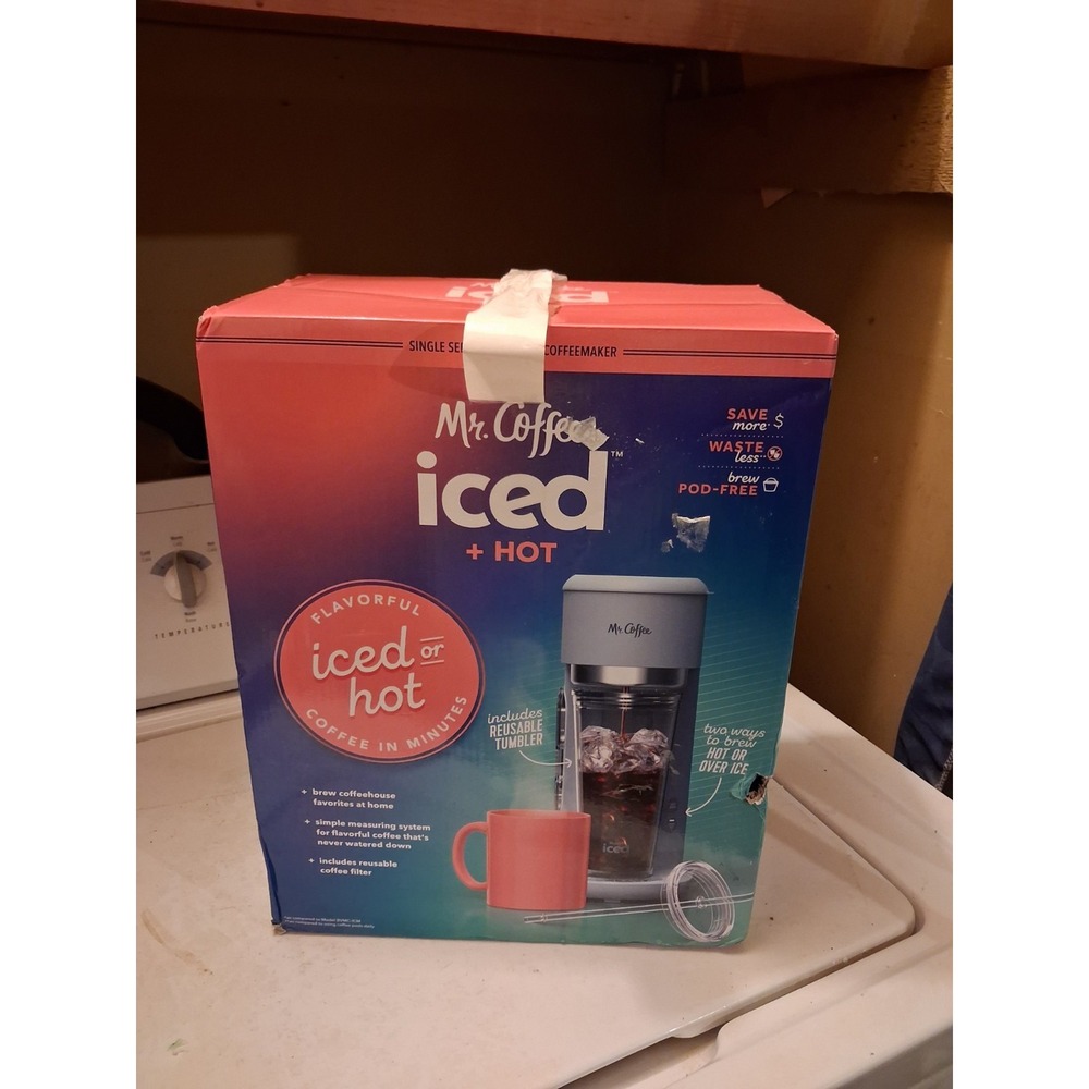Mr. Coffee Iced Hot Single-Serve Coffee Maker with Reusable Tumbler